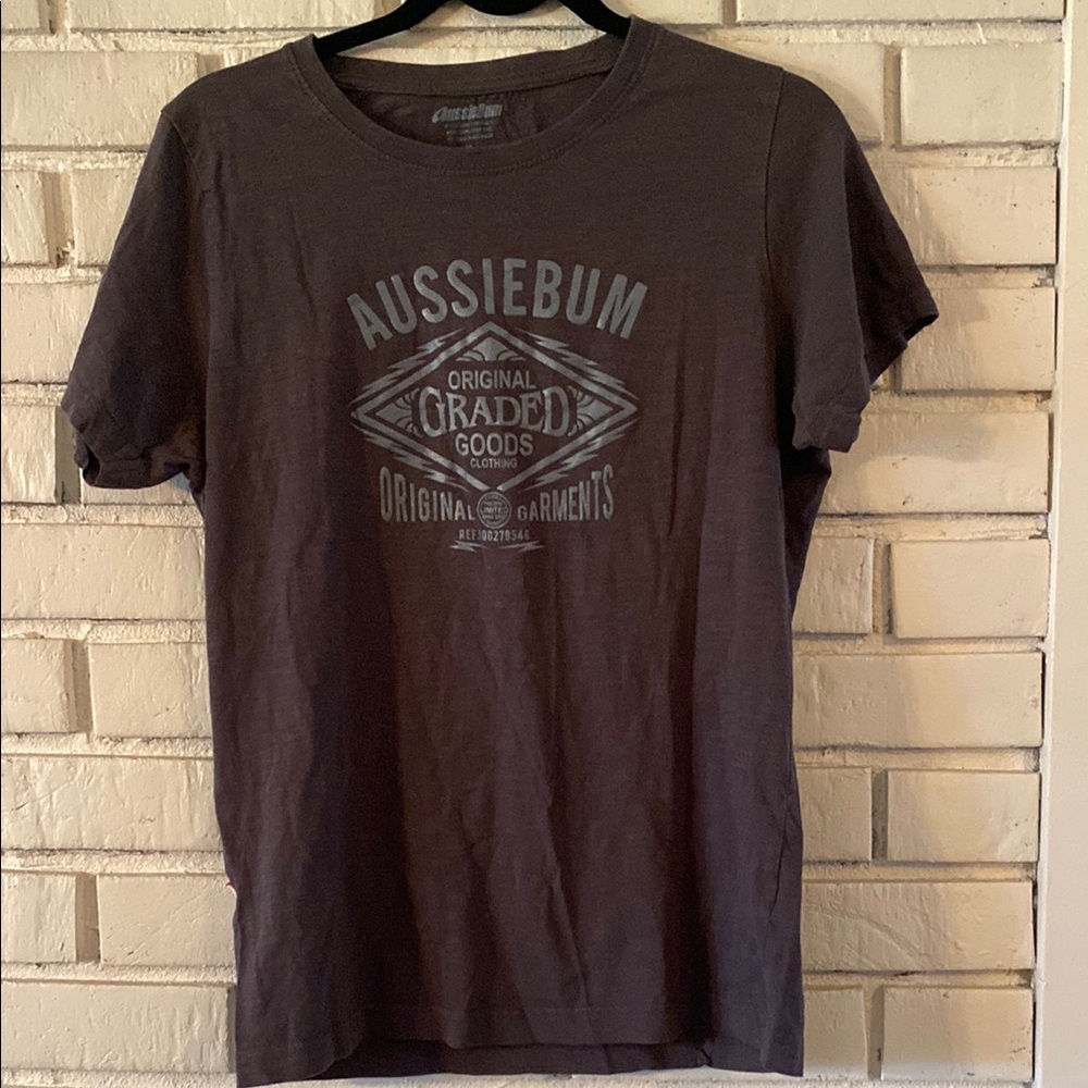 Aussiebum Gray Graphic Short Sleeve Tee